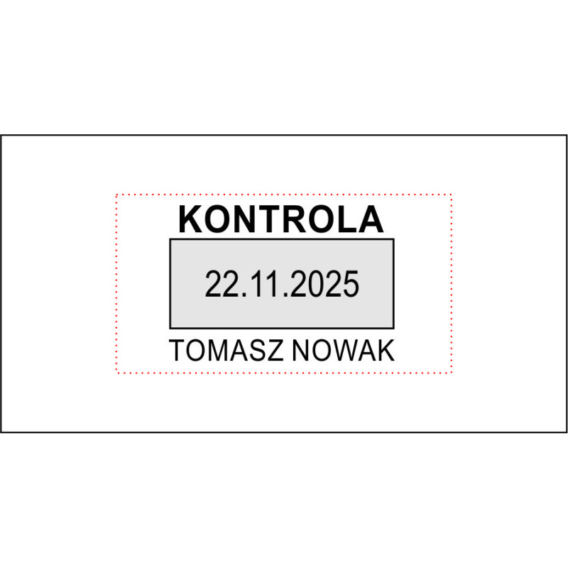 Colop printer S260 Datownik 24*45mm s260-2
