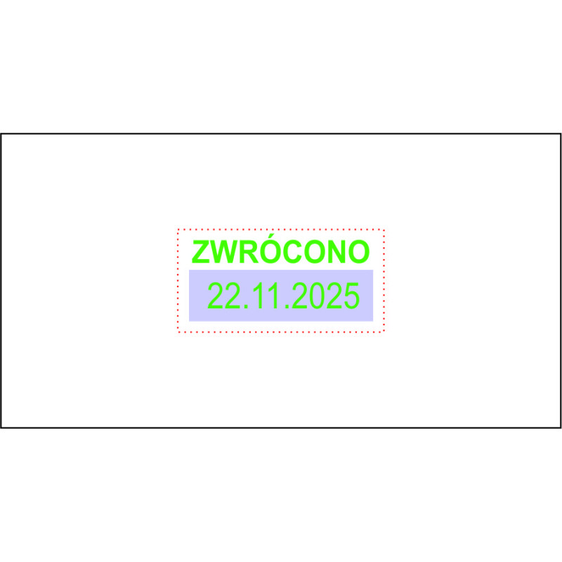 Mini datownik S160/z 25*5mm s160dater-2